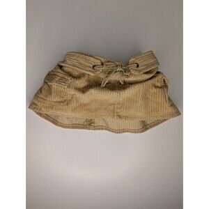 Build-A-Bear Skirt Beige Tan Corduroy Animal Teddy Bear Clothes